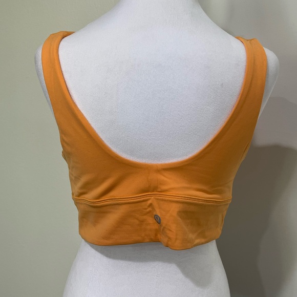 Lululemon Orange Align Sports Bra open - Size 12 - Picture 2 of 5